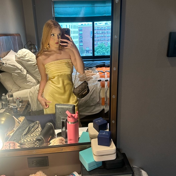 The A&F Emerson Strapless Slim Maxi Dress - Picture 1 of 4